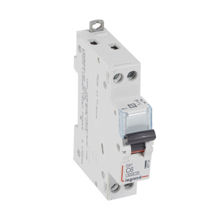DX3 Disjuntor 1P N C6Ah 6000/ 10Ka