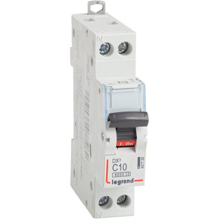 DX3 Disjuntor 1P N C10Ah 6000/ 10Ka
