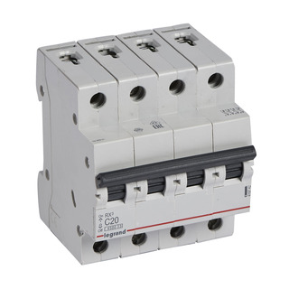 RX3 Disjuntor 4P C20Ah 4500Ka