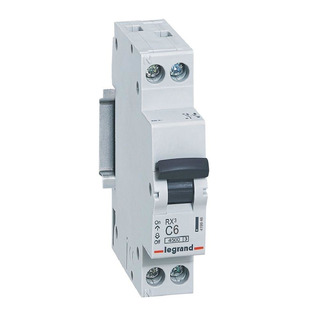 RX3 Disjuntor 1P N C6Ah 4500Ka