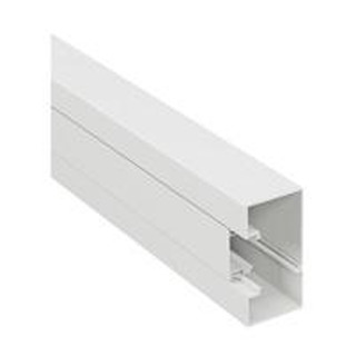 Calha DLP-S 100x50 Com Tampa 45mm Branco(Preço/ Mt) - Vendido em multiplos de 2 Mts