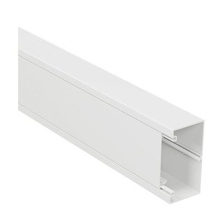 Calha DLP-S 100x50 Com Tampa 75mm Branco(Preço/ Mt) - Vendido em multiplos de 2 Mts