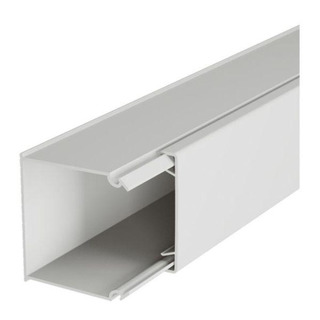 Calha DLP-S 40x40 Branco(Preço/ Mt) - Vendido em multiplos de 2 Mts