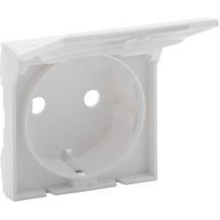 Niloé Step Centro Tomada Schuko Com Tampa Branco