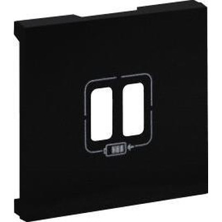 Niloé Step Centro Para Tomada USB Dupla Preto