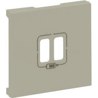 Niloé Step Centro Para Tomada USB Dupla Areia