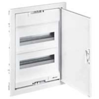 Quadro Encastrar Nedbox 2x12 Módulos Porta Metálica Branca