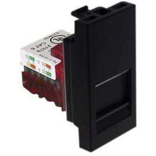 Modulo com Conector RJ45 Cat. 6 UTP 1 Módulo Q45 Preto Mate 45978SPM #