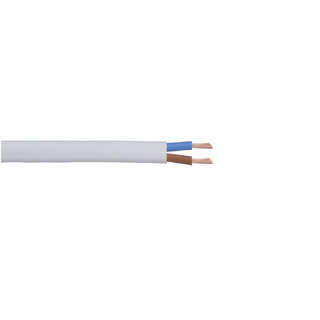 Cabo H05VV-F (FVV) 2X1,5 Branco Rolo