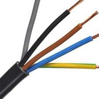 Cabo H05VV-F (FVV) 5G1,5 Preto Rolo