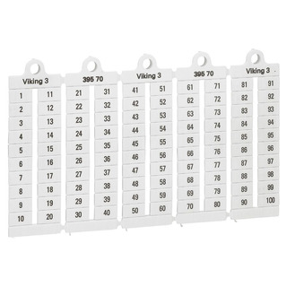Marcadores Viking 6mm Algarismos Leitura Vertical 1-100 039570 #