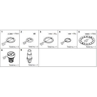 Kit de Reparação para Válvulas REG/ SCA/ SVA 15-40 148B606200