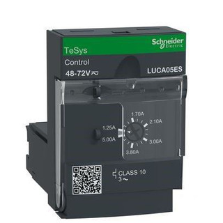 Unidade de Controlo Standard TeSys Ultra 3P 1,25 a 5A 690Vca Proteção Termomagnética Classe 10 Bobina de 48 a 72Vac/ dc LUCA05ES #