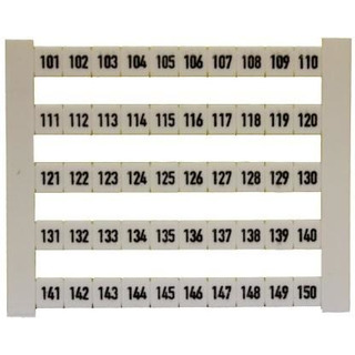 Dekafix Marcador para Bornes 101-150 por Ordem Crescente 0473460101 #