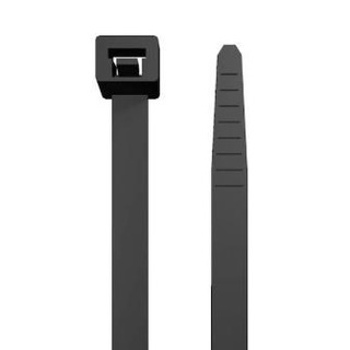 Abraçadeira de Fivela/ Serrilha 430x4.8 Preta 100Un
