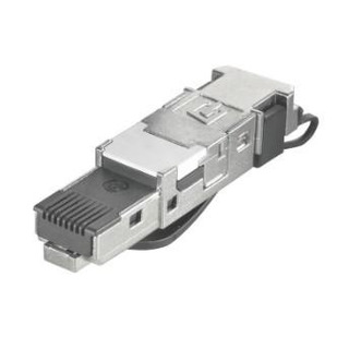 Conetor Modular RJ45 FH BK  Plug Cat.6 IP20 1963600000