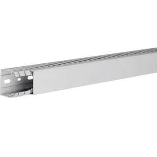 Calha Rasgada 40x40mm Cinzento