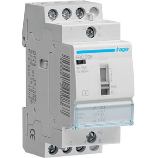 Contator Com Comando Manual  25Ah 3NA 220V 2Módulos