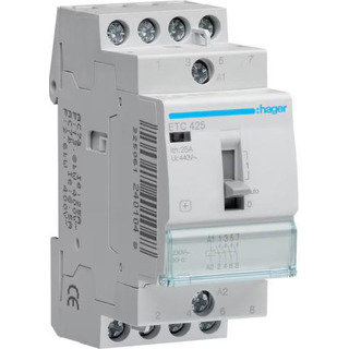 Contactor Com Comando Silencioso Dia/ Noite 25A 4NA 230Vac