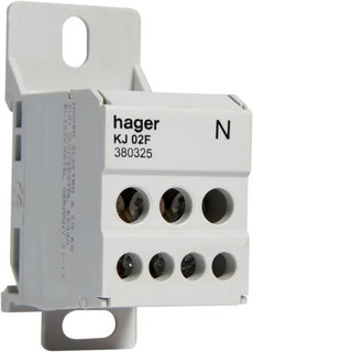 Repartidor em Escada 1P N 100A 2X7 Ligadores 3 Módulos KJ02F