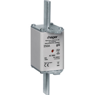 Fusível de Faca NH2 gG 250Ah 500V LNH2250M