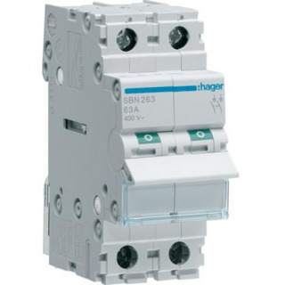 Interruptor de Corte Modular 4P 25A 4NO (2 Modulos) SBN425