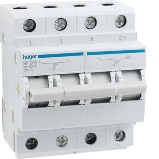 Inversor De Rede Modular (1-0-2) 2P 63Ah 230Vac  SF263