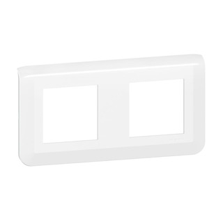 Espelho duplo 2 x 2 módulos Horizontal Mosaic branco 277804L #