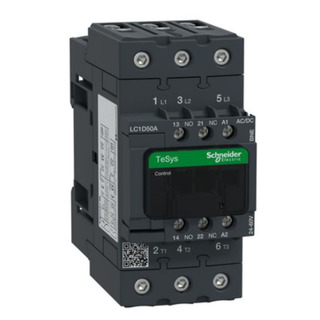 Contactor 3P 1NA 1NF 440V 50A AC/ DC LC1D50ABNE #