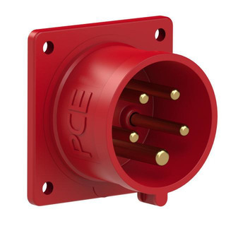 Tomada de Encastrar Macho 5P 16A PCE 615-6 #
