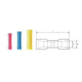 Caixa com União Isolada 6B26VF Amarelo 10Un