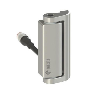 Interruptor de Segurança a Dobradiça Metálico Cabo de PVC Comprimento 0,2m com Conector M12 8 Polos 1NA 2NF IP65 HP AA050F-0.2PM #