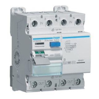 Interruptor Diferencial 4P 25Ah 300Ma Tipo B CFB625E #