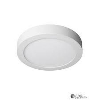 Downled Redondo Saliente 24W 2100Lm 180º 6000K IP20 Aro Branco 262400CW