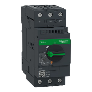 Disjuntor Motor Magnetotérmico GV3P 3P 50Ah GV3P50