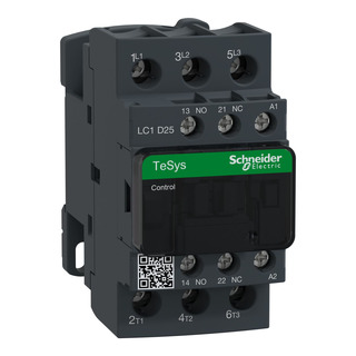 Contactor 3P 1NA   1NF 25A 11Kw 120Vac LC1D25G7