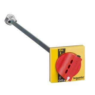 Comutador Rotativo Com Prolongador Frontal Vermelho INS40/ 160 LV428942