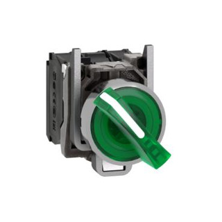 Seletor 0-1 Luminoso Verde Com Contato 1NA 1NO 22mm XB4BK123B5