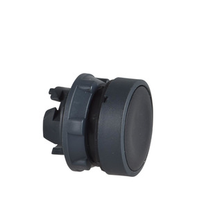 Cabeça De Botão (0-1) Com Retenção Face Preto Para Furo 22mm ZB5AH02