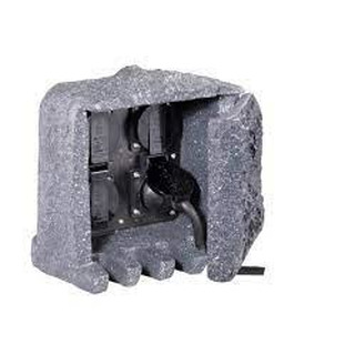 Pimenteiro Jardim com 4 Tomadas Schuko IP44 com 5Mts de Cabo com Tampa 3600W 9962-11 #