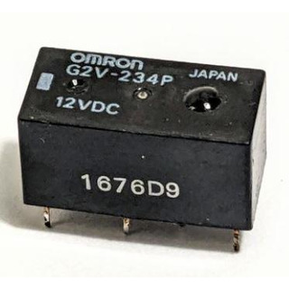 Relé Mini 2 Inversor 12Vdc 2A PCB G2V-234P