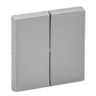 Tecla Dupla Aluminio Valena Life