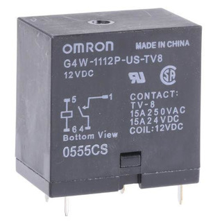 Relé de Potência 12Vdc 1 Inversor G4W-1112P-US-TV8