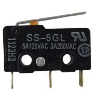 Microswitch com Patilha Direita 5A 125Vac SS-5GL111