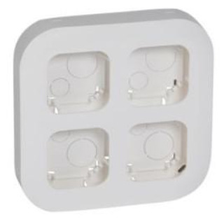 Base Saliente Para 4 Mecanismos IP21 Forix Branco