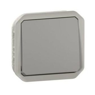 PLX-COMP Comutador de Escada Simples Encastrar IP55 Cinzento 069511L