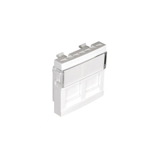 Módulo para Conector RJ45 2 Módulos Branco Mate Q45 45971SBM #