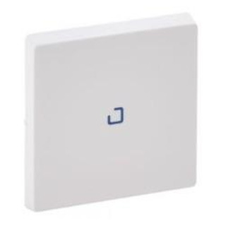 Tecla Simples para Interruptor ou Botão Presão Luminoso Branco Valena Life 755100