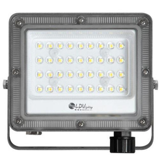 Projetor de Led Extrafino Kado C/ Cabo 30W 3600Lm 120º IP65 CCT 3000/ 4000/ 5700K Cinzento 553030CCT