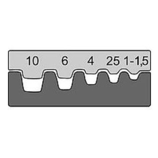 Matriz Compreção para Terminais 1-10mm#
